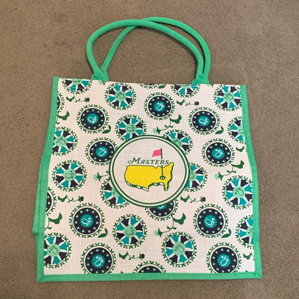 Augusta National Masters Golf Tournament Jute Bag.